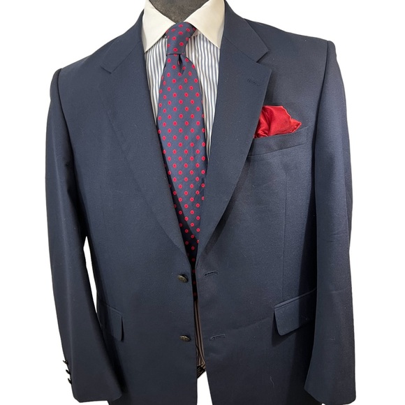 Vintage Bealls Colection mens Blazer size 44R W/ Bronze buttons. - Picture 4 of 8